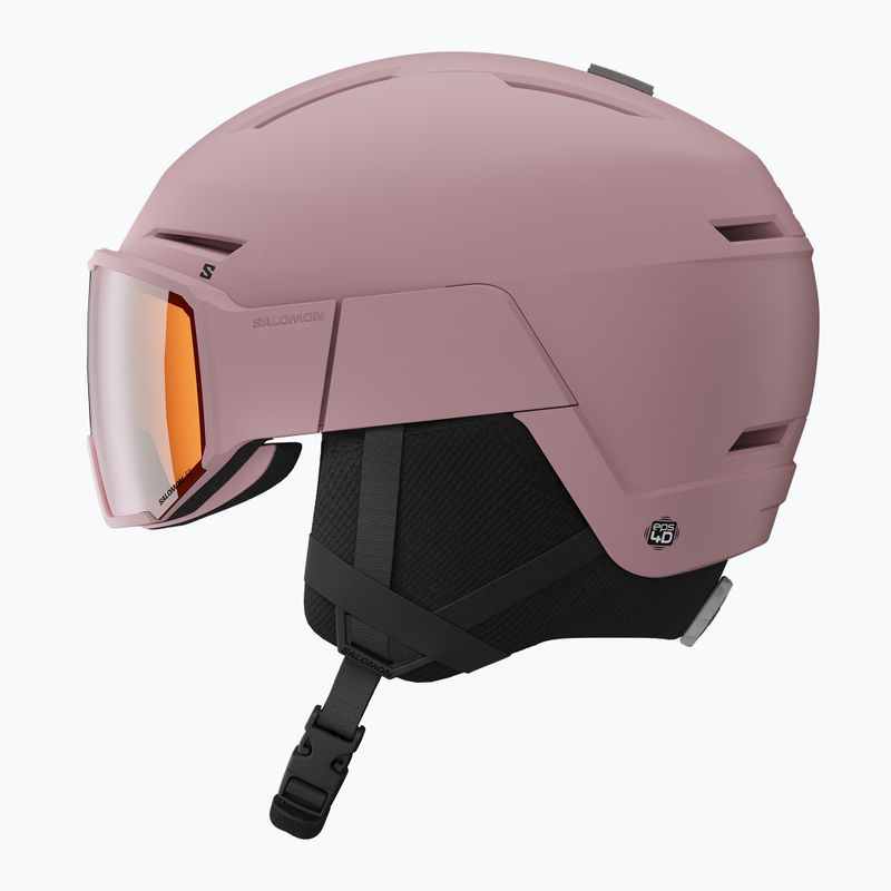Casco da sci Salomon Osmo Dawn Pink/Flash Tonic/Orange 4