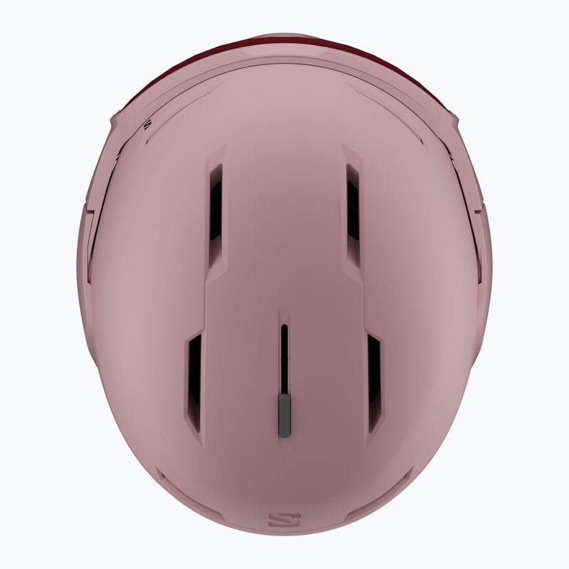 Casco da sci Salomon Osmo Dawn Pink/Flash Tonic/Orange 6