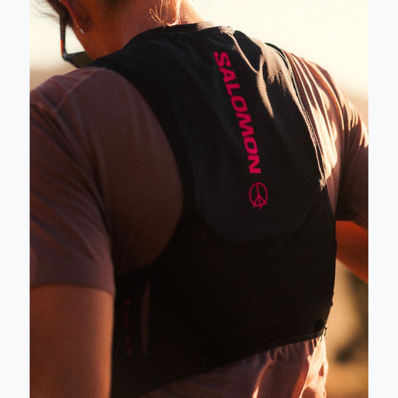 Gilet da corsa Salomon S/Lab Sense 6 Courtney Edition black/rose taupe 9
