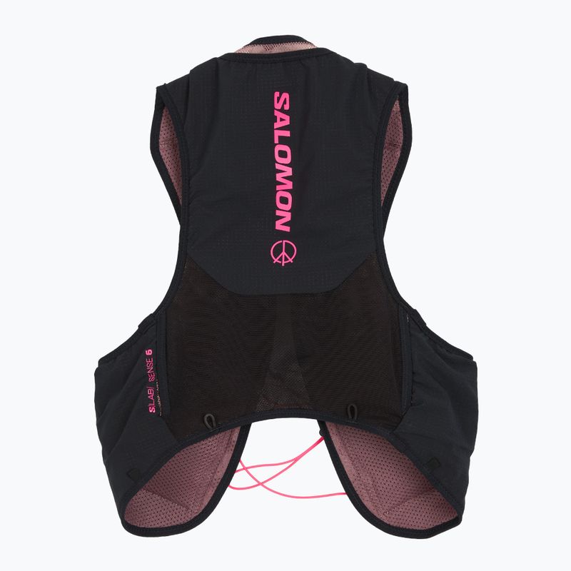 Gilet da corsa Salomon S/Lab Sense 6 Courtney Edition black/rose taupe 2