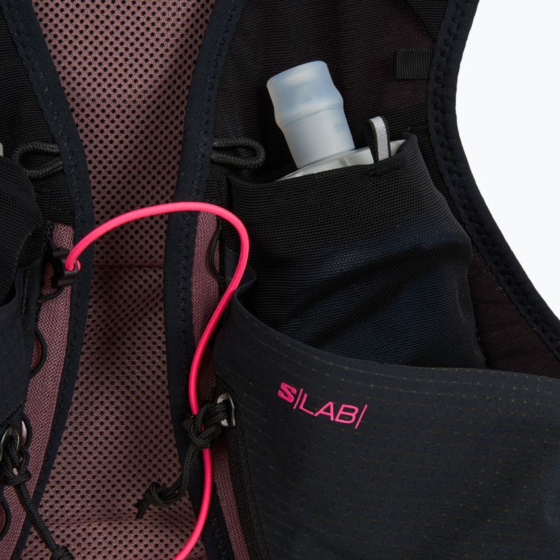 Gilet da corsa Salomon S/Lab Sense 6 Courtney Edition black/rose taupe 3