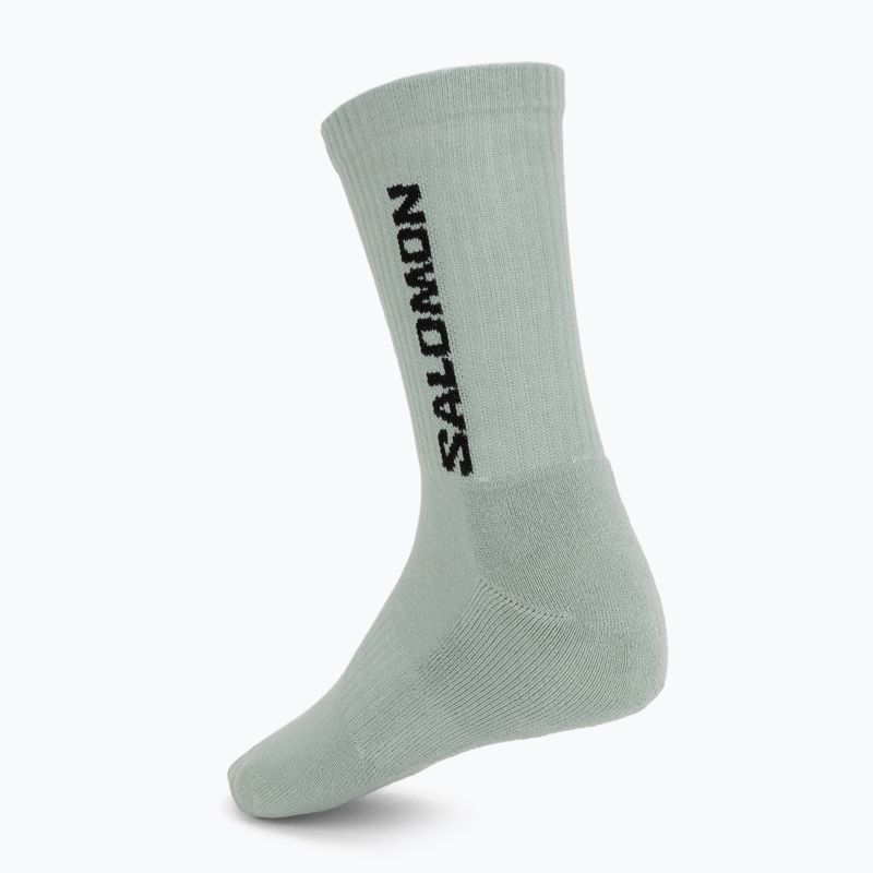 Calze Salomon Everyday Crew 3 pack stormy weather/sea foam/mustang 5