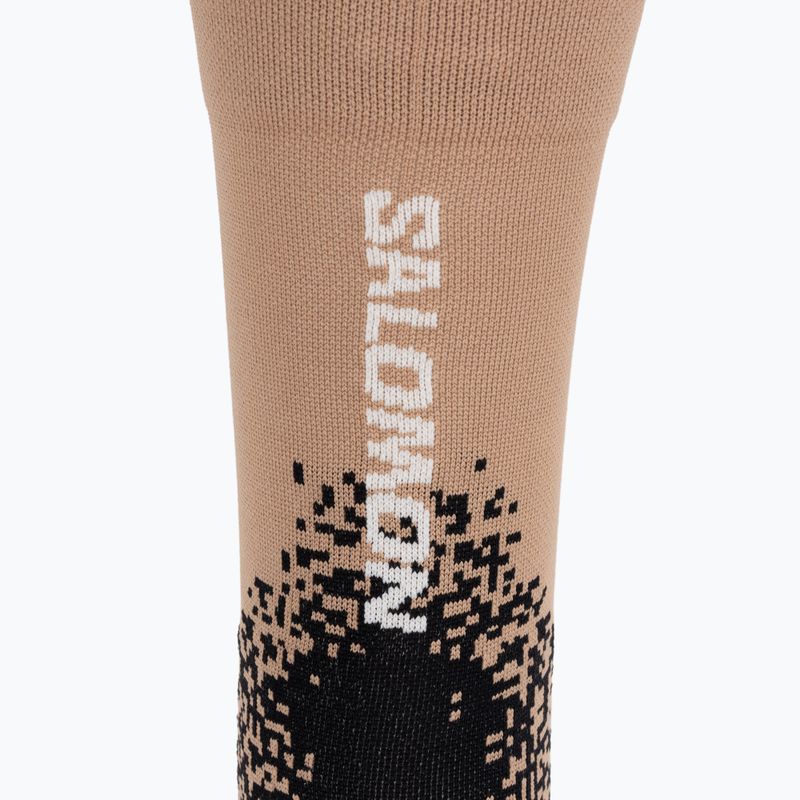 Calze Salomon Gravel Crew burro/black/vanilla ice 3
