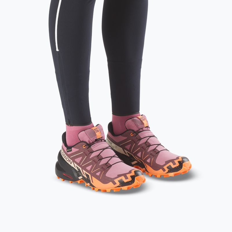 Scarpe da corsa donna Salomon Speedcross 6 GTX dusky orchid/huckleberry 6