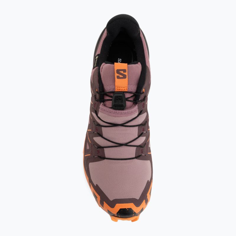 Scarpe da corsa donna Salomon Speedcross 6 GTX dusky orchid/huckleberry 5