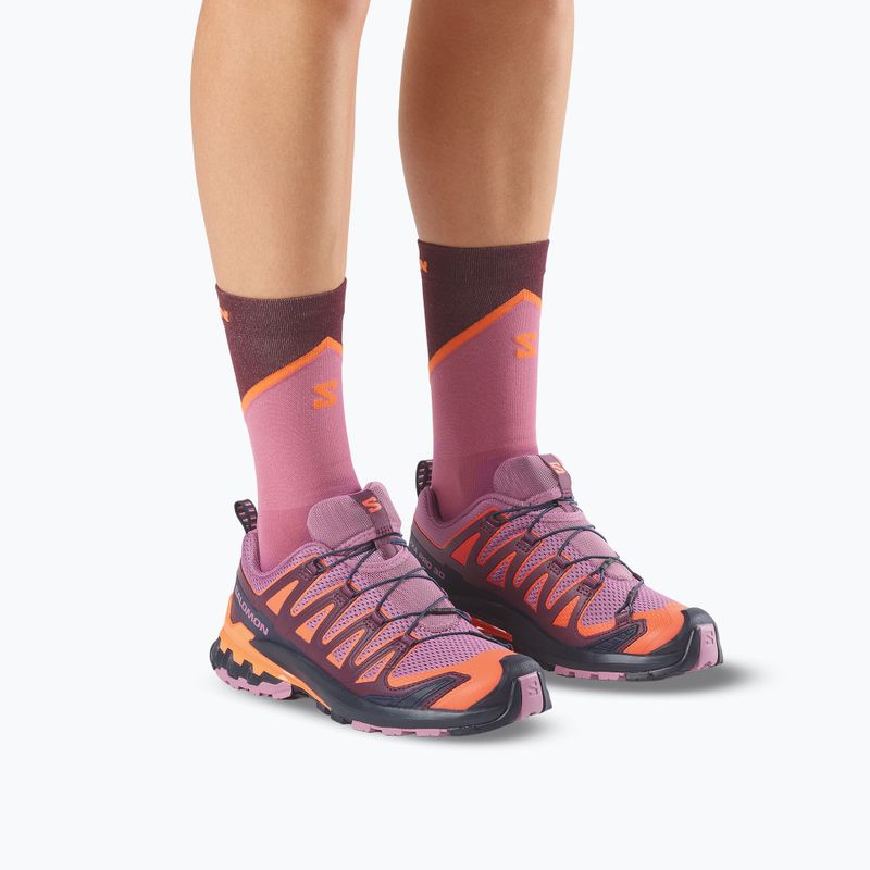 Scarpe da corsa donna Salomon XA Pro 3D V9 dusky orchid/huckleberry 6