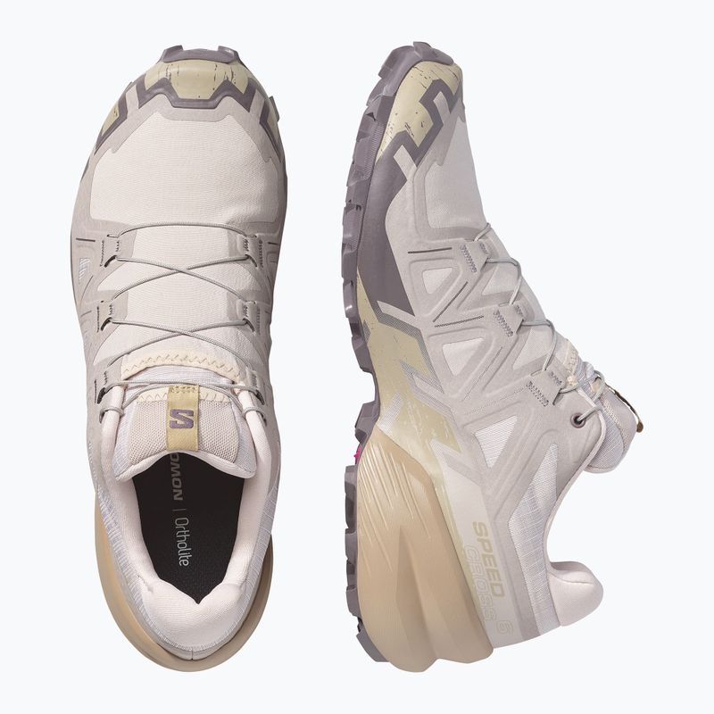 Scarpe da corsa uomo Salomon Speedcross 6 silver cloud/paloma 4