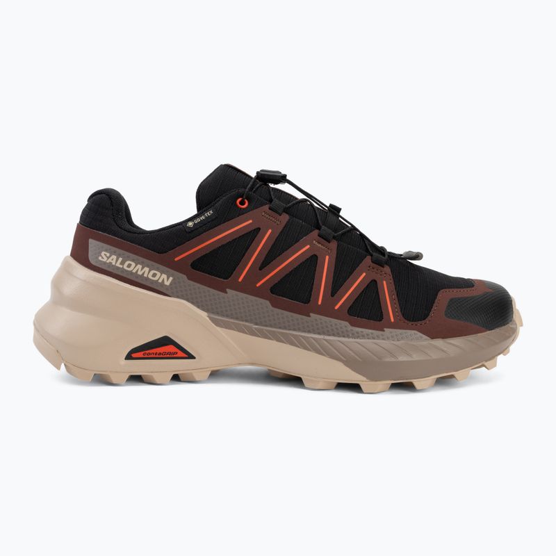 Scarpe da corsa uomo Salomon Speedcross Peak GTX black/oxford tan 2