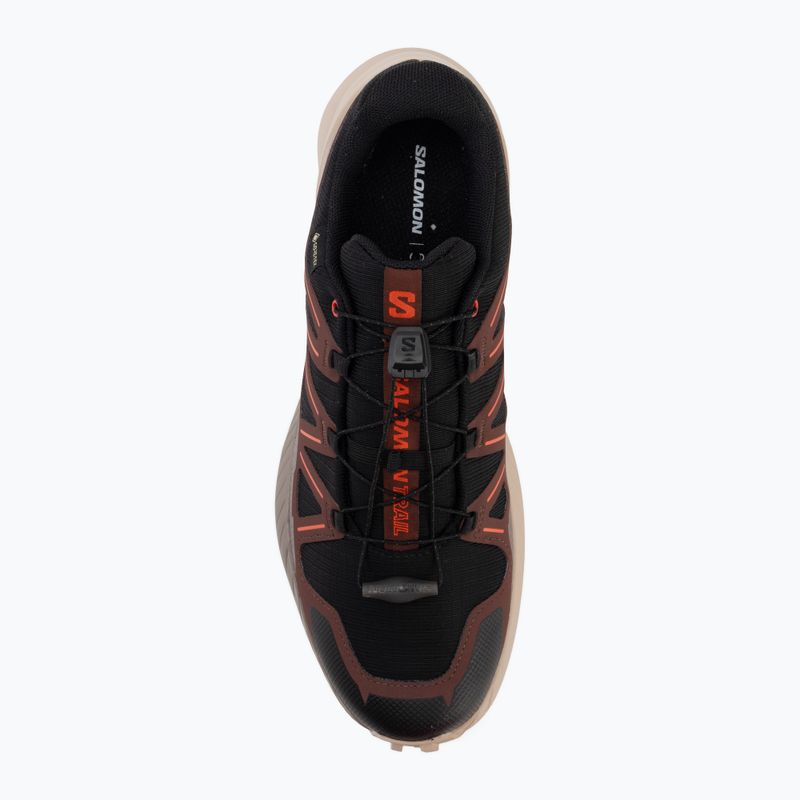 Scarpe da corsa uomo Salomon Speedcross Peak GTX black/oxford tan 5