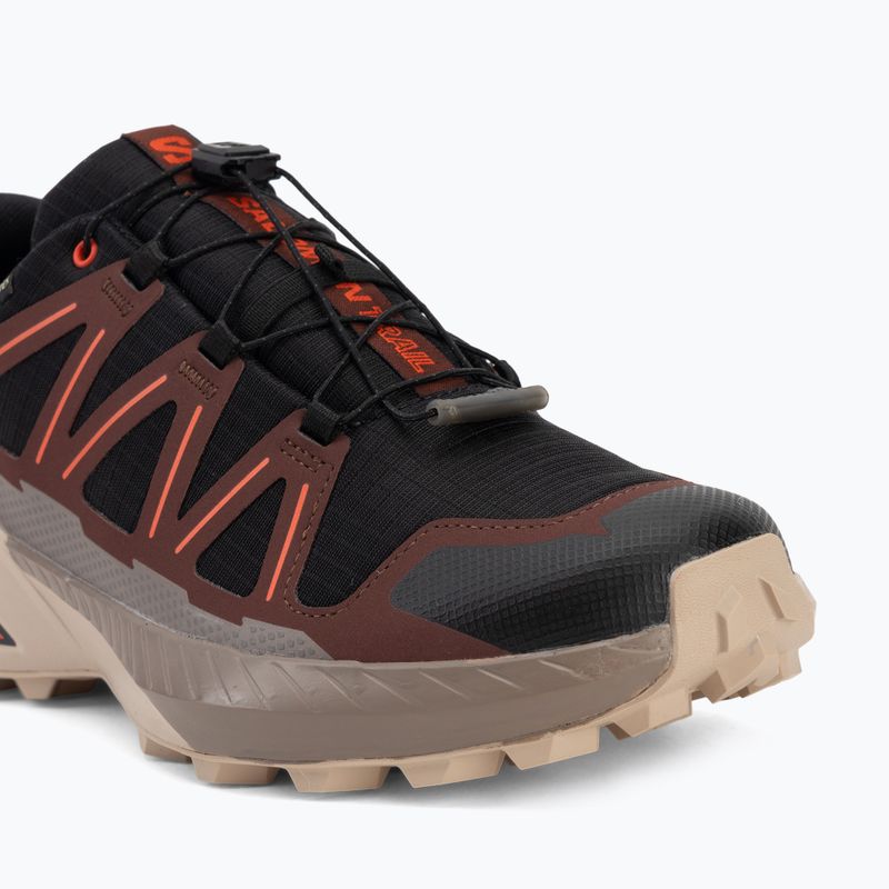 Scarpe da corsa uomo Salomon Speedcross Peak GTX black/oxford tan 7