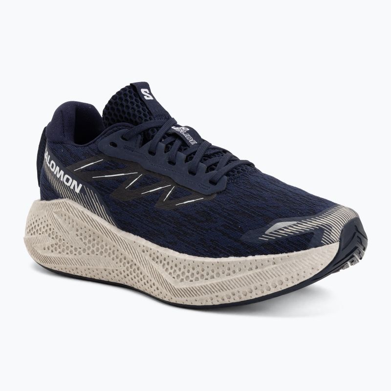 Scarpe da corsa uomo Salomon Aero Glide 4 maritime blue/silver cloud