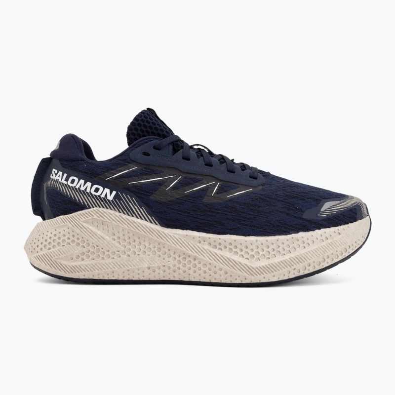 Scarpe da corsa uomo Salomon Aero Glide 4 maritime blue/silver cloud 2