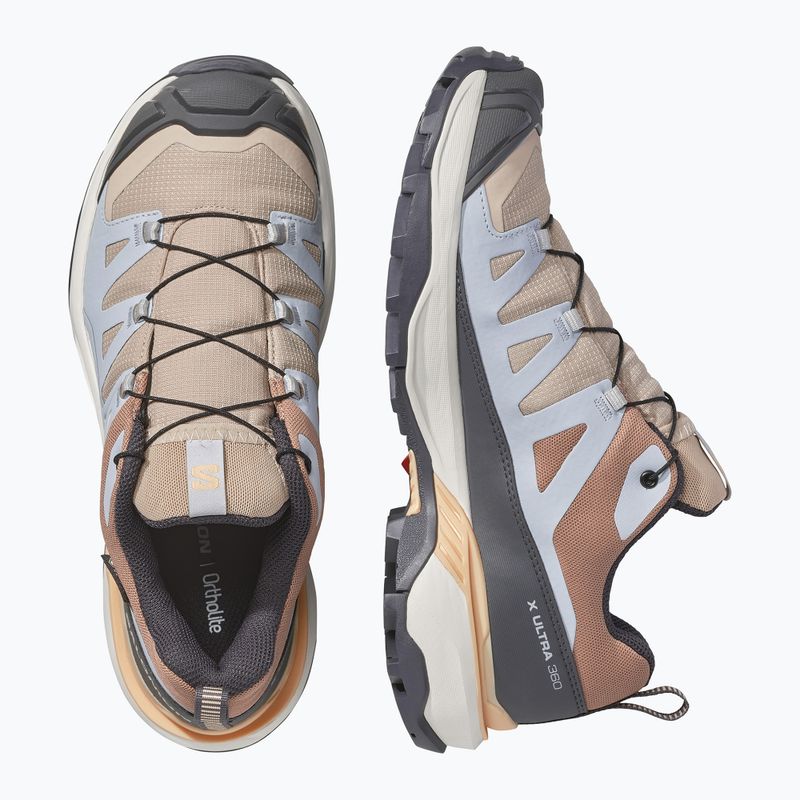 Scarpe da trekking donna Salomon X Ultra 360 GTX oxford tan/pearl blue 3