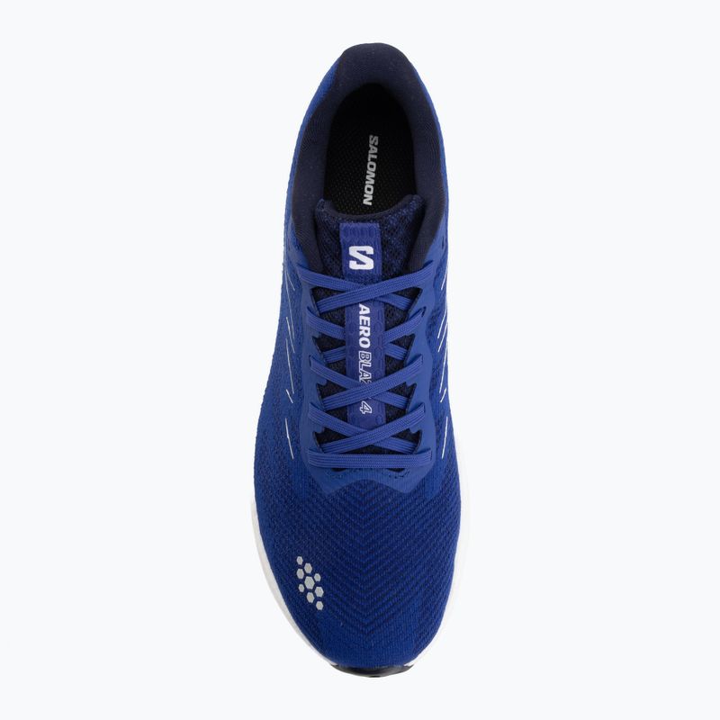 Scarpe da corsa uomo Salomon Aero Blaze 4 bluing/white 5
