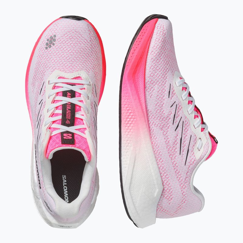Scarpe da corsa donna Salomon Aero Blaze 4 white/knockout pink 3