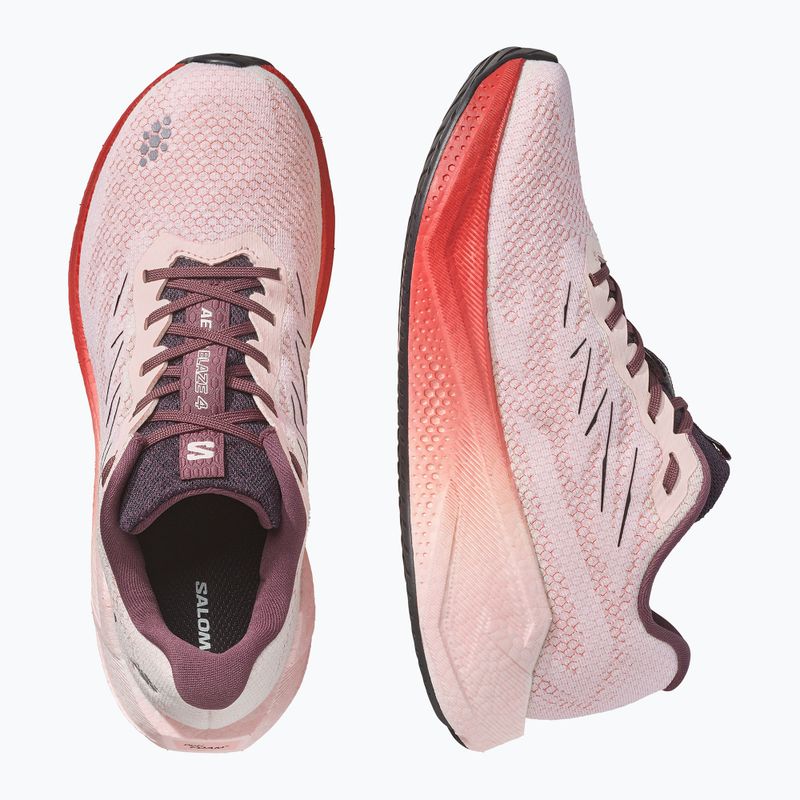 Scarpe da corsa donna Salomon Aero Blaze 4 vanilla ice/huckleberry 3