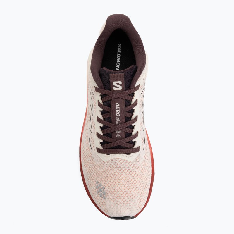 Scarpe da corsa donna Salomon Aero Blaze 4 vanilla ice/huckleberry 5