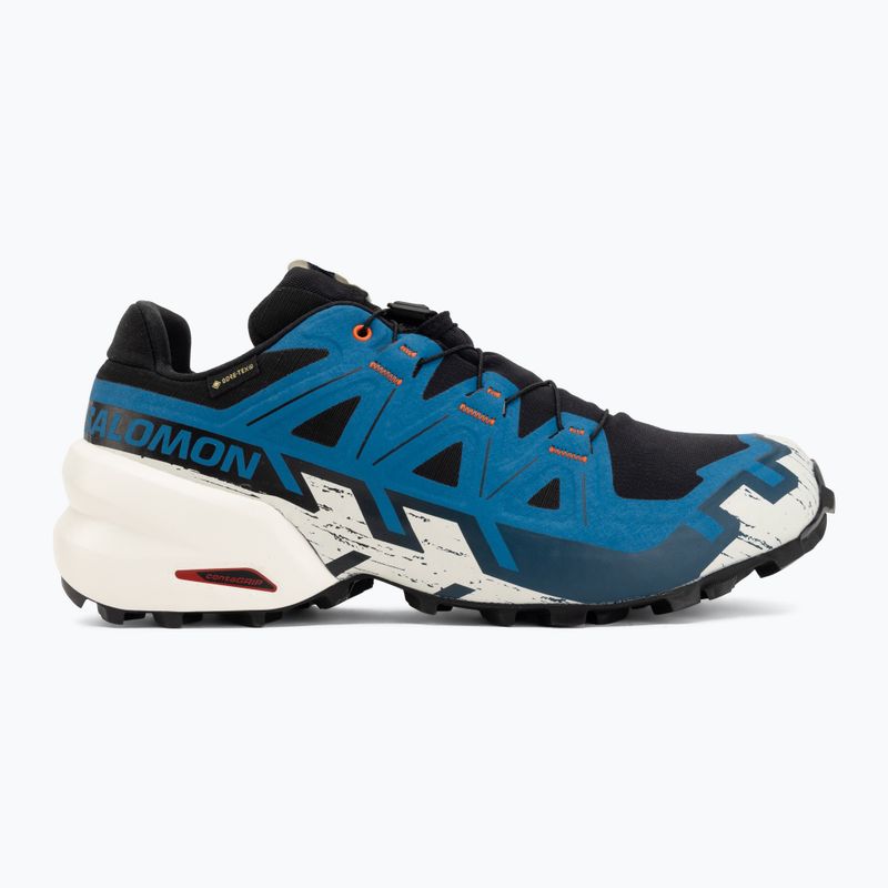 Scarpe da corsa uomo Salomon Speedcross 6 GTX black/mykonos blue 2