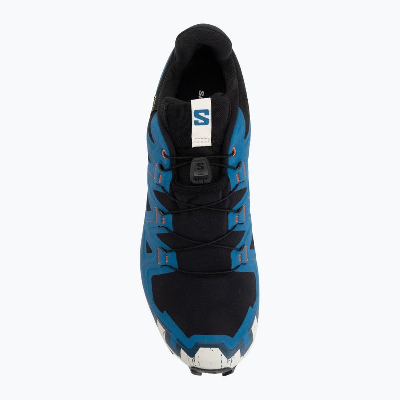 Scarpe da corsa uomo Salomon Speedcross 6 GTX black/mykonos blue 5