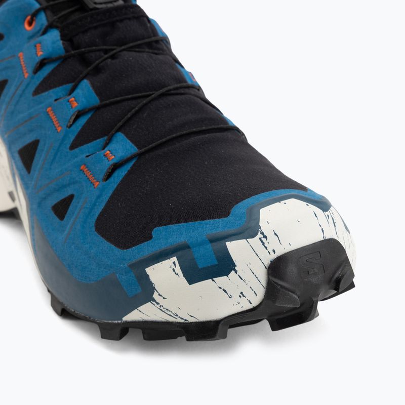 Scarpe da corsa uomo Salomon Speedcross 6 GTX black/mykonos blue 7
