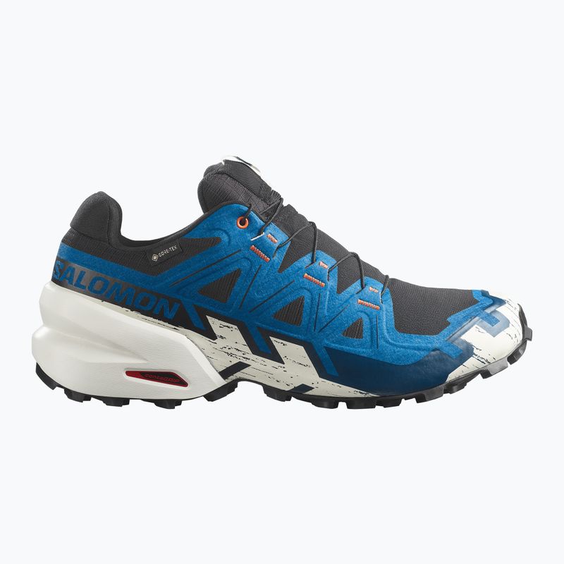 Scarpe da corsa uomo Salomon Speedcross 6 GTX black/mykonos blue