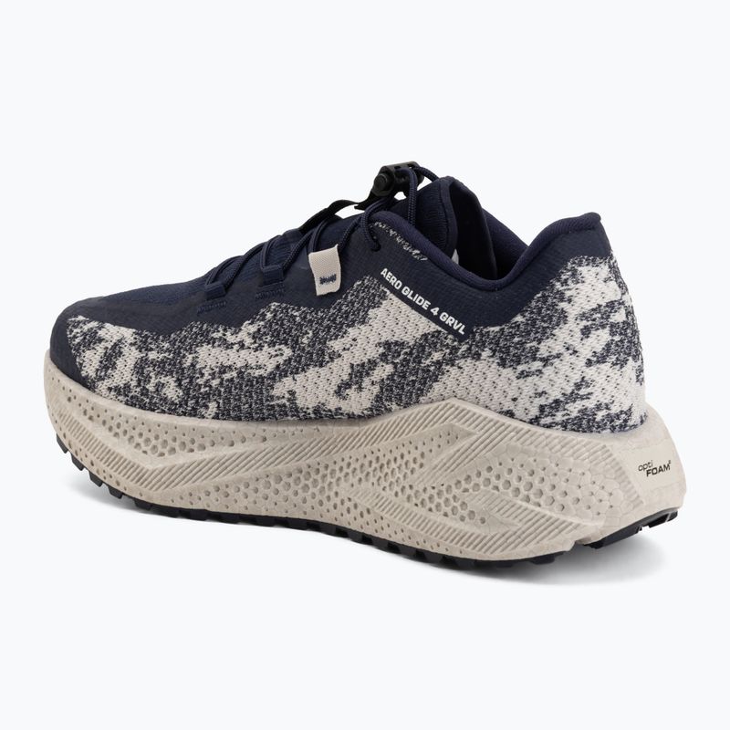 Scarpe da corsa uomo Salomon Aero Glide 4 GRVL maritime blue/silver cloud 3