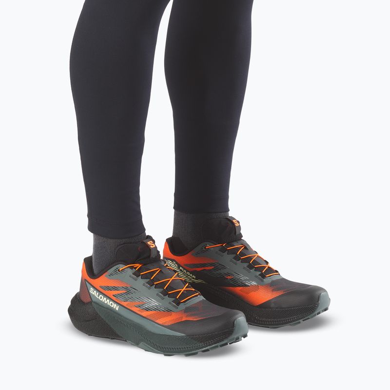 Scarpe da corsa uomo Salomon Pulsar Quiver urban chic/shocking orange 5