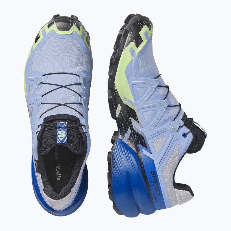 Scarpe da corsa uomo Salomon Speedcross 6 GTX Icon brunnera blue/surf the web 4