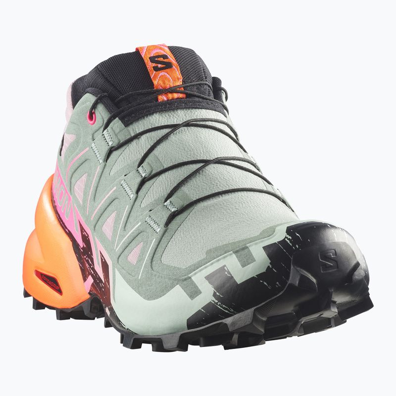 Scarpe da corsa donna Salomon Speedcross 6 GTX Icon black/green milieu 2
