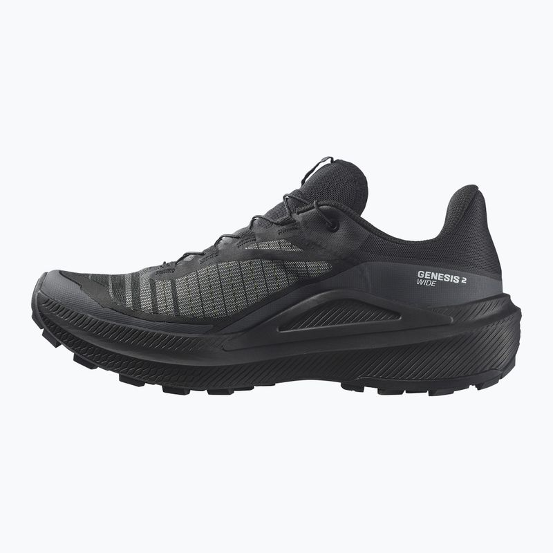 Scarpe da corsa Salomon Genesis 2 Wide black/black 3
