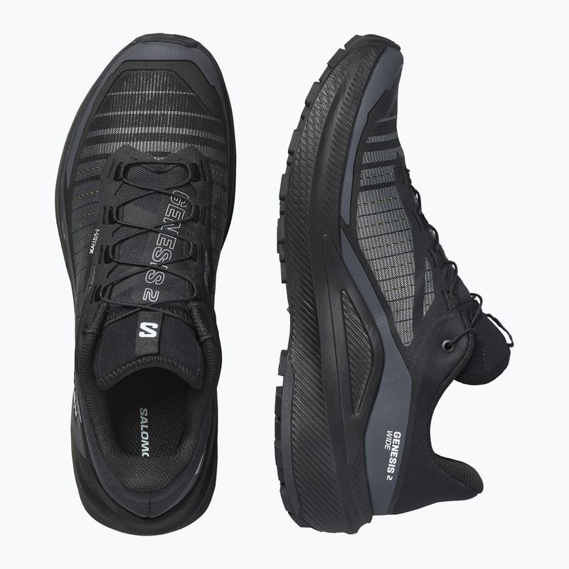 Scarpe da corsa Salomon Genesis 2 Wide black/black 6