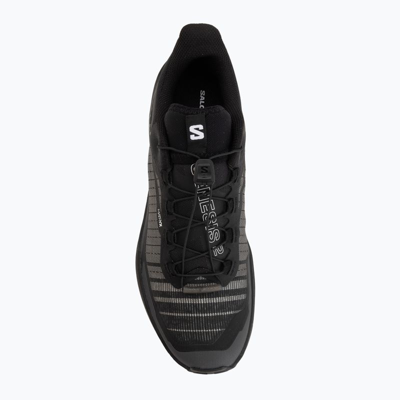 Scarpe da corsa uomo Salomon Genesis 2 black/black 5