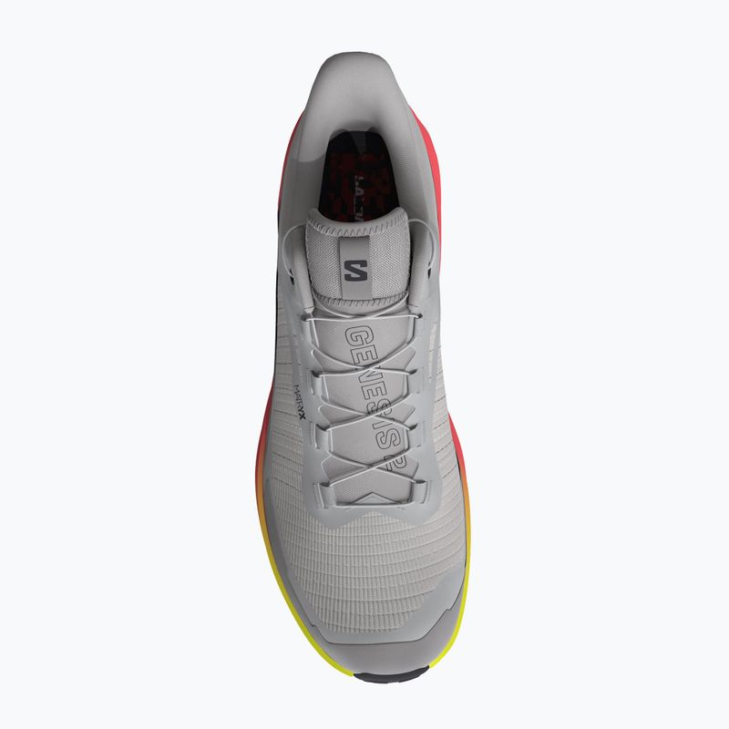 Scarpe da corsa donna Salomon Genesis 2 gray violet/safety yellow 3