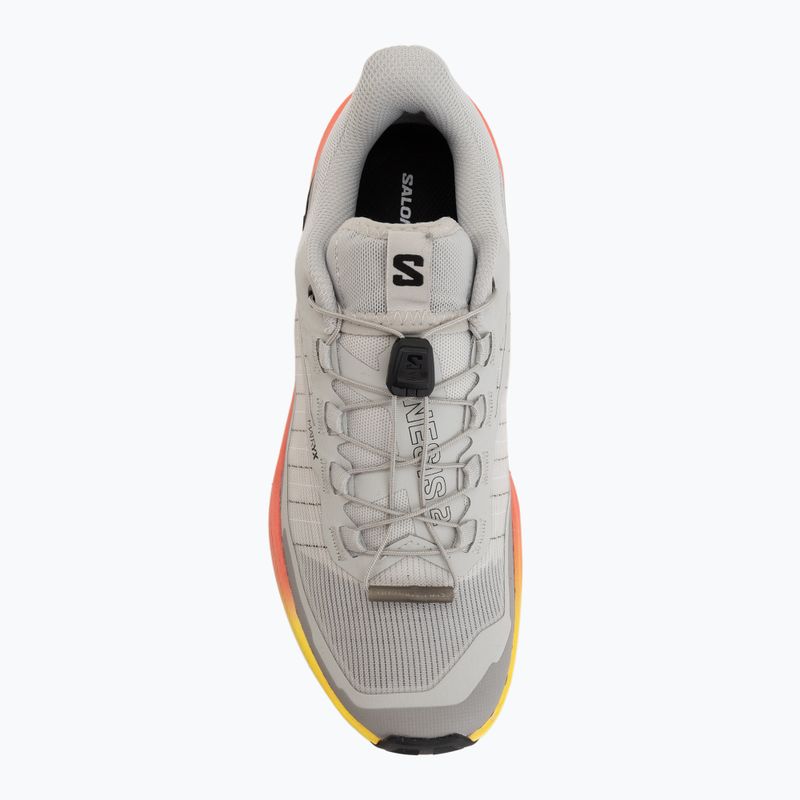Scarpe da corsa donna Salomon Genesis 2 gray violet/safety yellow 5