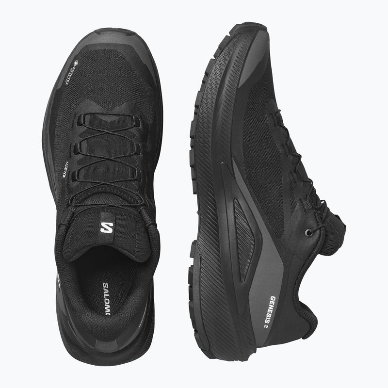 Scarpe da corsa uomo Salomon Genesis 2 GTX black/black 3