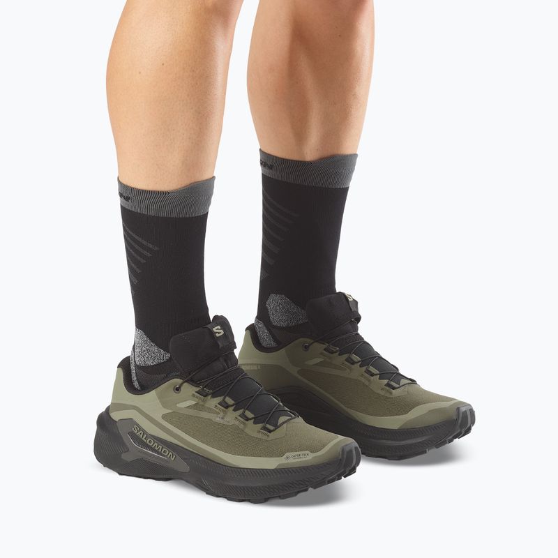 Scarpe da corsa uomo Salomon Genesis 2 GTX grape leaf/black 5