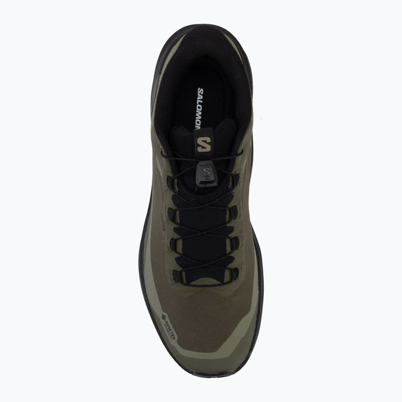 Scarpe da corsa uomo Salomon Genesis 2 GTX grape leaf/black 5