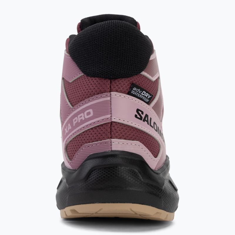 Scarponcini da trekking bambini Salomon XA Pro Mid Waterproof nocturne/dusky orchid 6