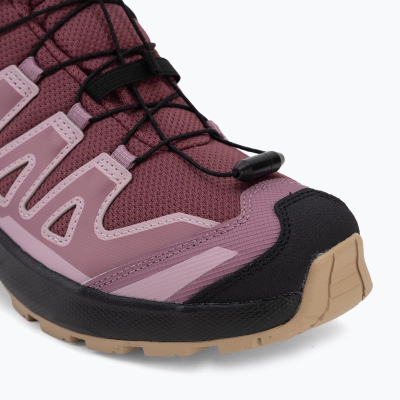 Scarponcini da trekking bambini Salomon XA Pro Mid Waterproof nocturne/dusky orchid 7