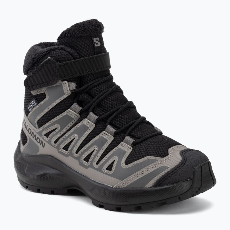 Scarponcini da trekking bambini Salomon XA Pro Winter Waterproof black/castlerock