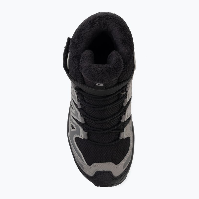 Scarponcini da trekking bambini Salomon XA Pro Winter Waterproof black/castlerock 5
