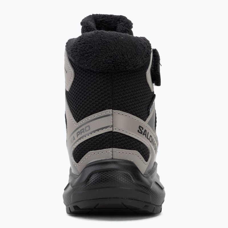 Scarponcini da trekking bambini Salomon XA Pro Winter Waterproof black/castlerock 6