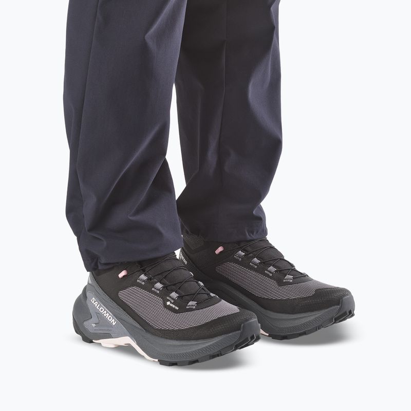Scarpe da trekking donna Salomon Genesis Mid GTX black/dawn pink 5