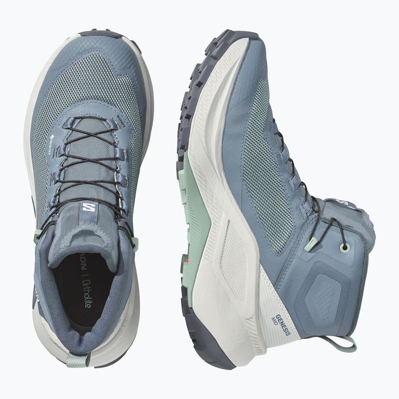 Scarpe da trekking donna Salomon Genesis Mid GTX grisaille/green milieu 3