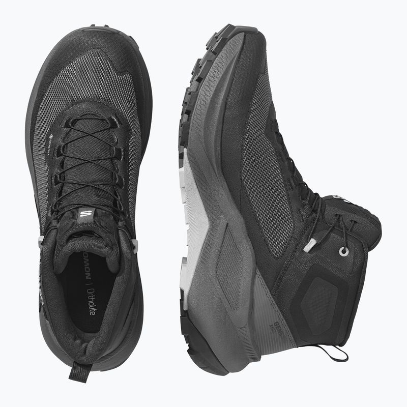Scarpe da trekking uomo Salomon Genesis Mid GTX black/asphalt 3
