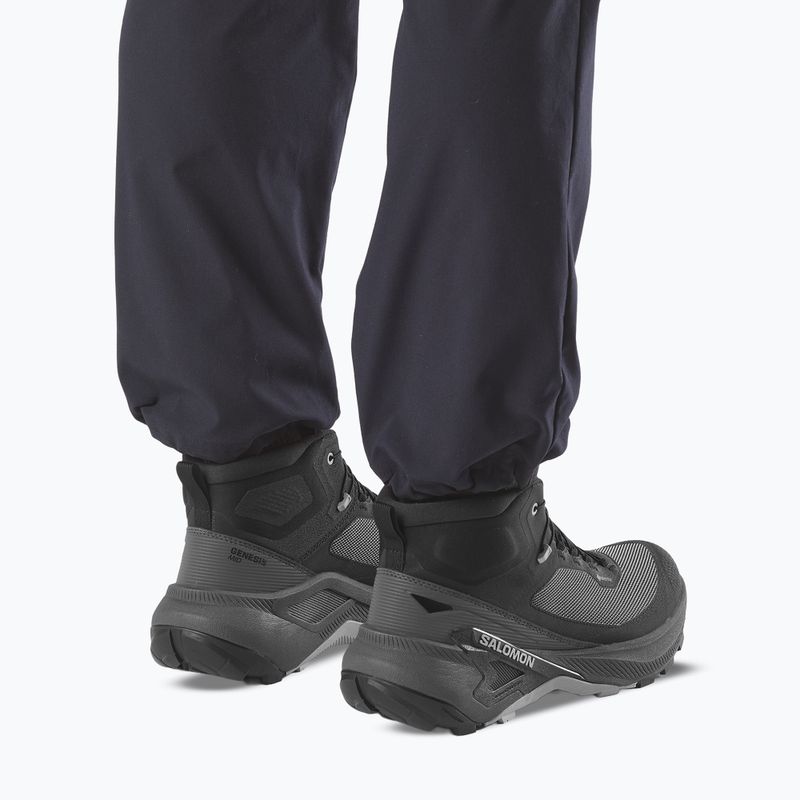 Scarpe da trekking uomo Salomon Genesis Mid GTX black/asphalt 5