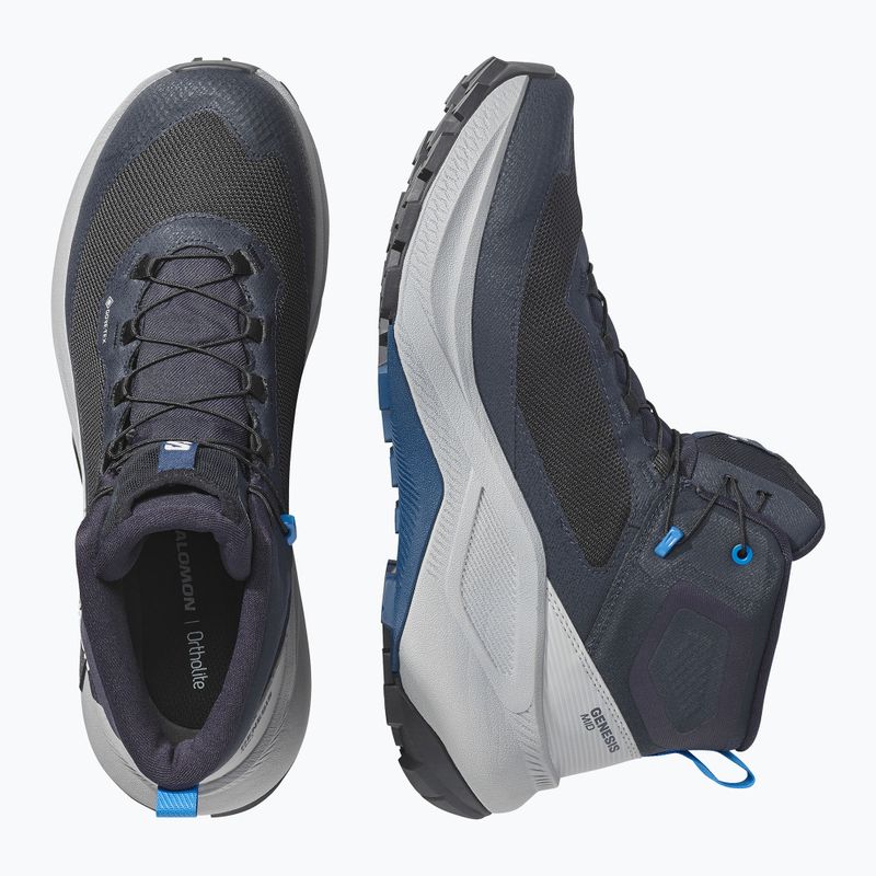 Scarpe da trekking uomo Salomon Genesis Mid GTX dark navy/spellbound 3