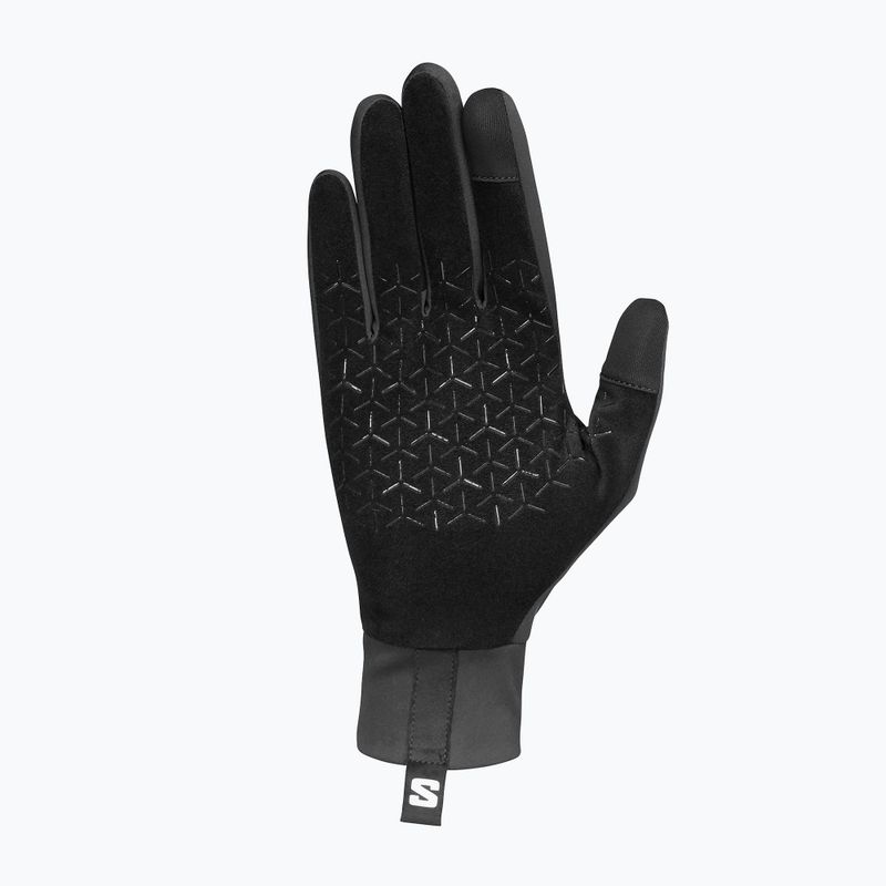 Guanti da corsa Salomon Tech Softshell deep black 2