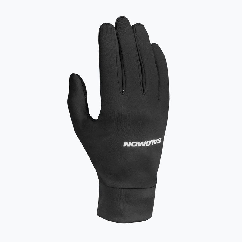 Guanti da corsa Salomon Tech Softshell deep black 3