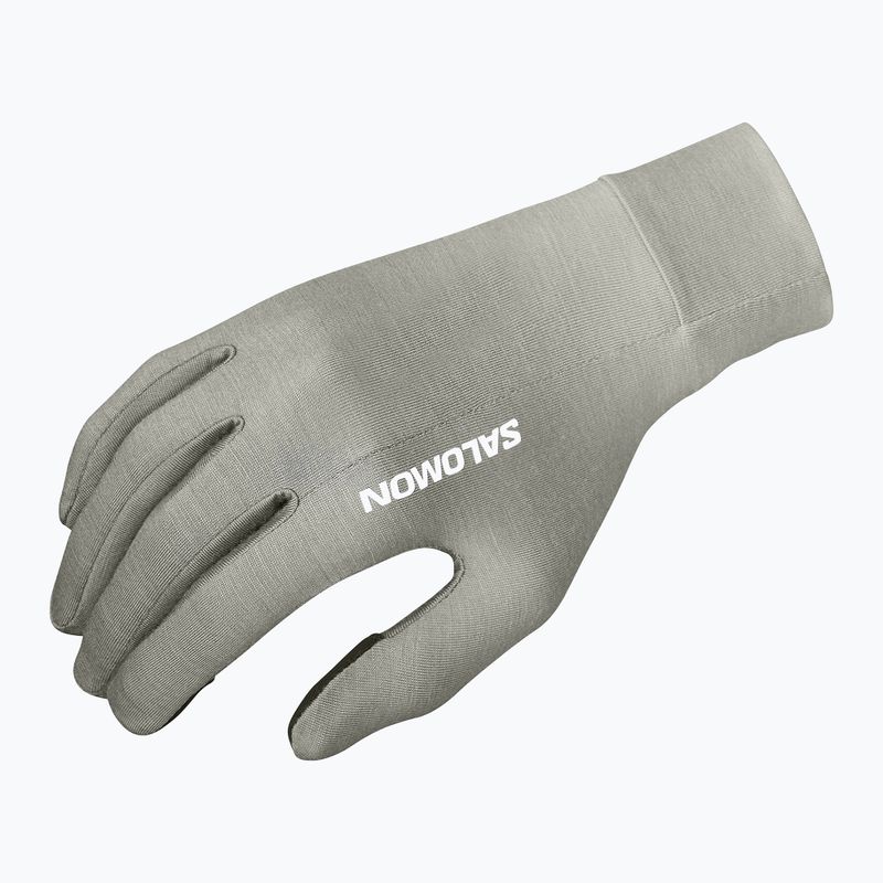 Guanti da corsa Salomon Merino Gloves castor gray 2